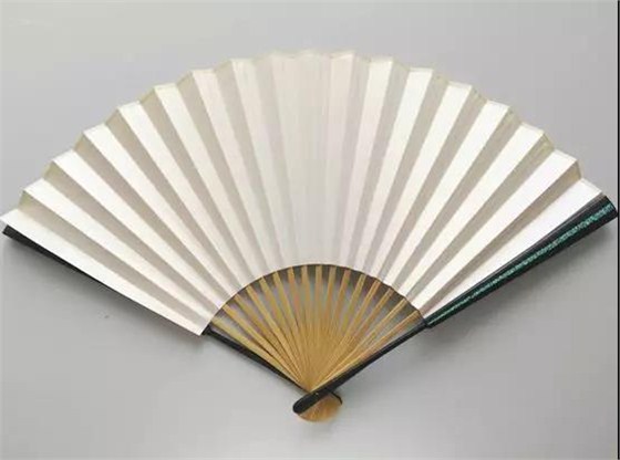 折扇——嵌綠松石