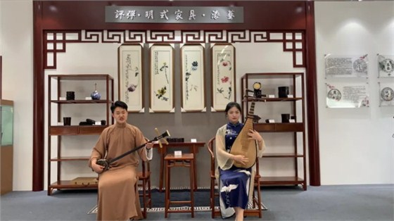 現場蘇州評彈表演 現場蘇州評彈表演