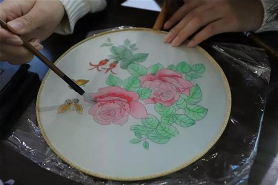 穿扇面、畫扇 穿扇面、畫扇