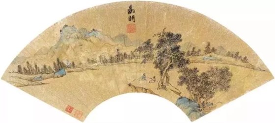 折扇扇面 折扇扇面