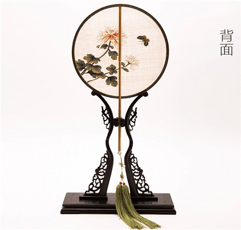 玉竹柄緙絲團扇（多款）