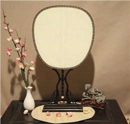 紅木大包邊團(tuán)扇