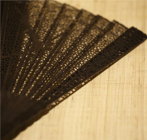 紫光檀鏤空折扇女（多款）