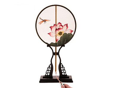 蘇繡團扇作品欣賞