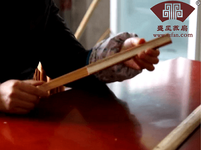 怎么穿折扇扇面？（圖文）