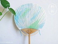 竹子手繪團扇的方法/步驟