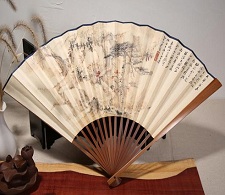 天津博物館定制折扇