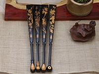 常見的折扇扇骨鑲嵌圖案有哪些？