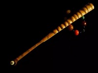 竹節美的極致——羅漢竹扇子