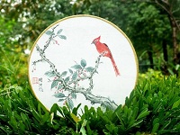 宮扇手繪創作淺談