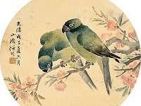 任伯年團扇花鳥畫的藝術特色