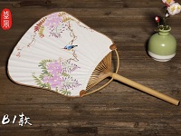 剖絲工藝團扇的制作方法