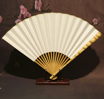 挑方羅漢竹折扇