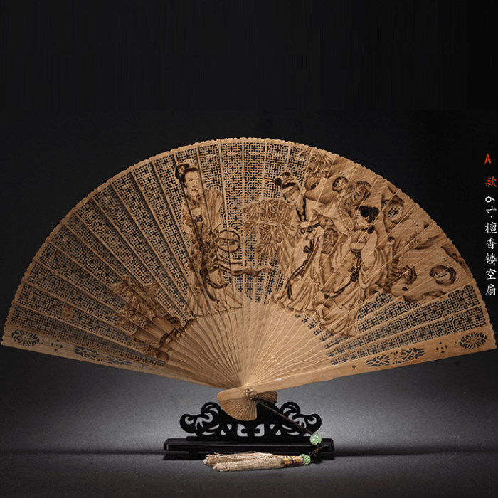 女士檀香折疊扇