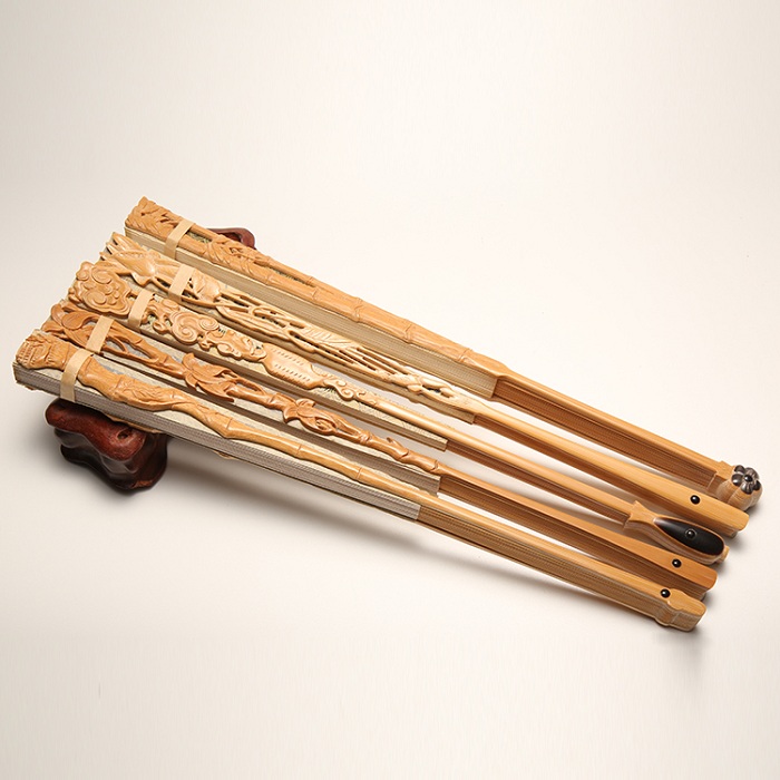 透雕玉竹折扇（多款可選）