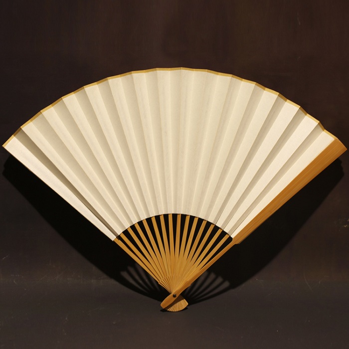 古方頭型玉竹折扇