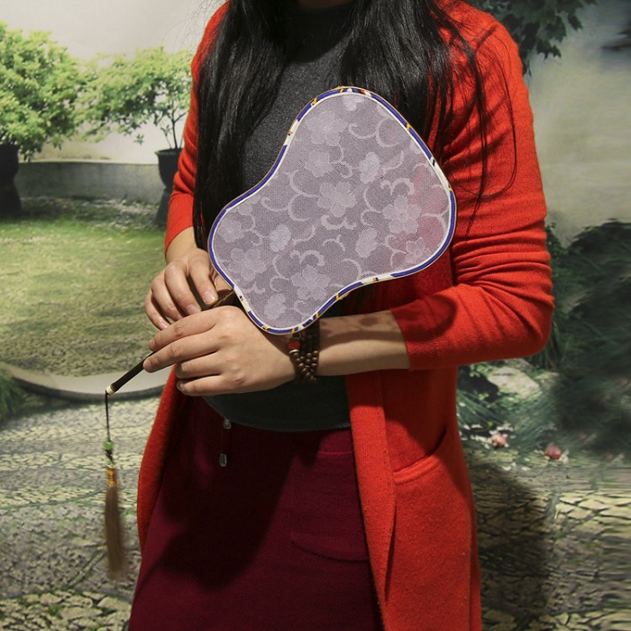 芭蕉扇形羅布團扇