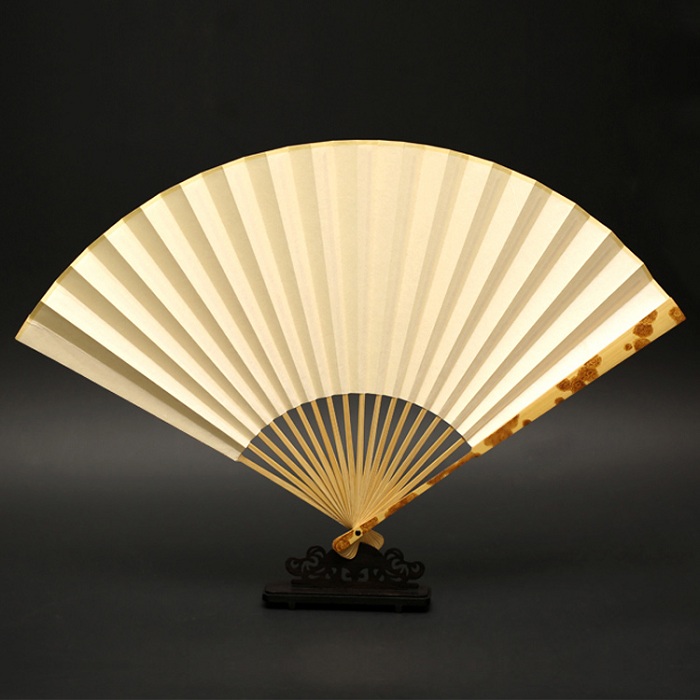 玉竹燙妃折扇