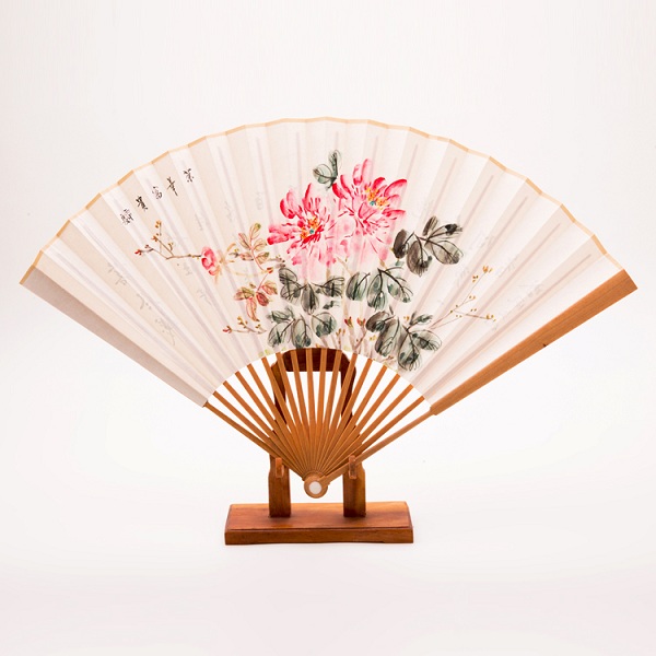 高檔檀香木書畫折扇