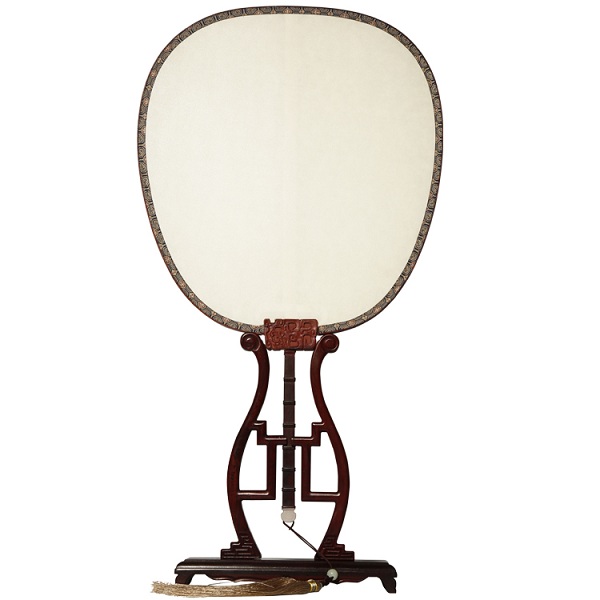 非洲紫檀木雕刻工藝團(tuán)扇