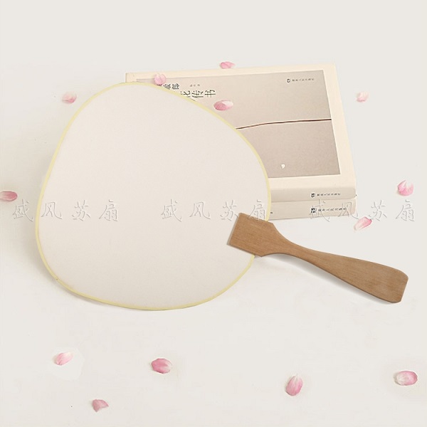 雙面空白宣紙團(tuán)扇