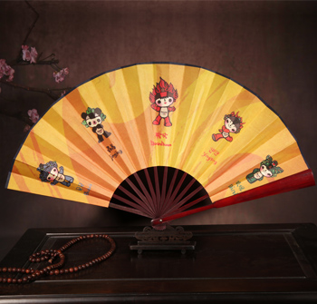福娃奧運定制折扇